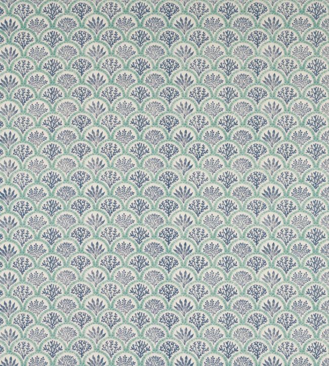 Coralli Fabric by Jane Churchill Blue/Teal