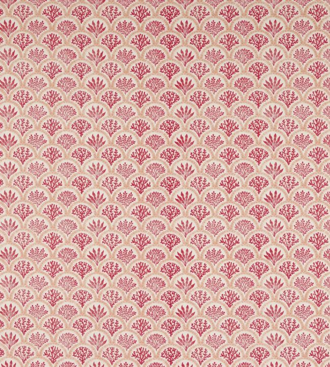 Coralli Fabric by Jane Churchill Red/Pink