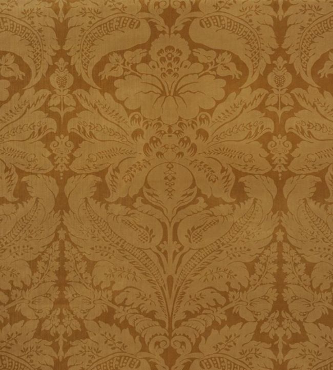Cordwain Velvet Fabric by Schumacher Gold