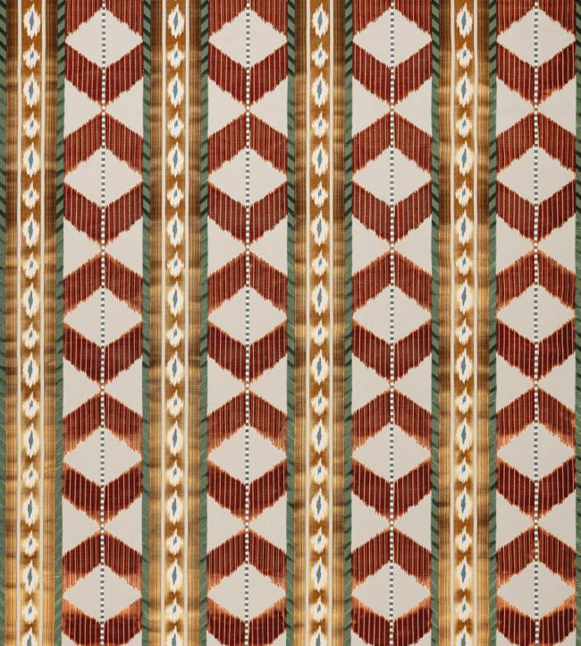 Cornaro Fabric by Osborne & Little Terracotta/Amber