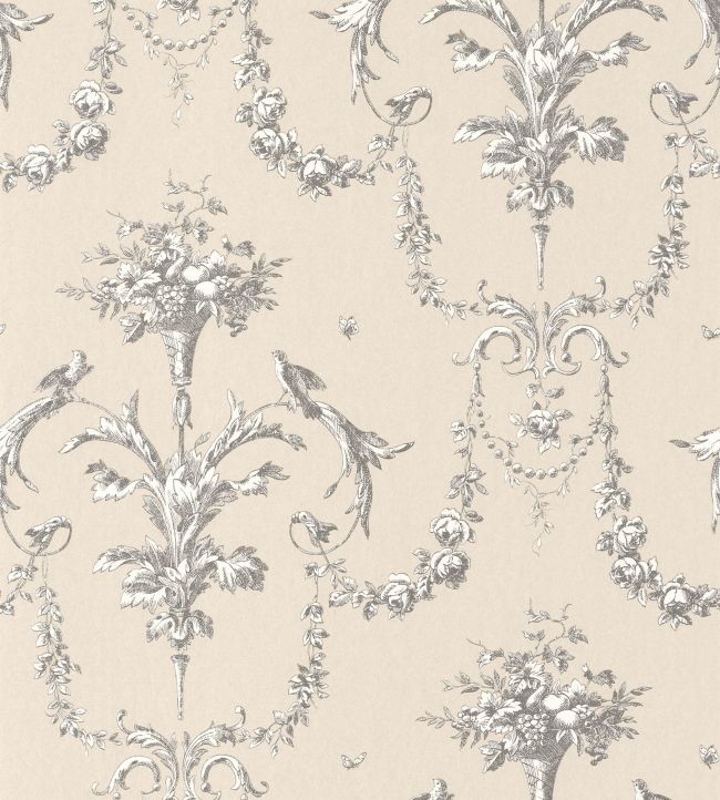 Corne D'Abondance Wallpaper by Casadeco Noir Fusain