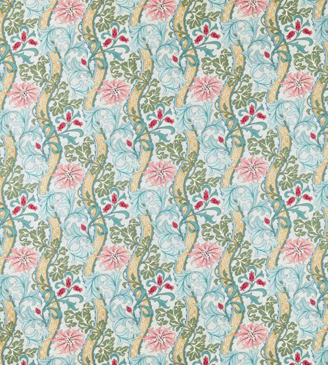 Cornflower Fabric by Morris & Co Rose/Woad