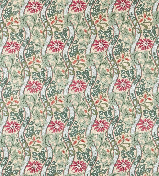 Cornflower Fabric by Morris & Co Russet/Forest