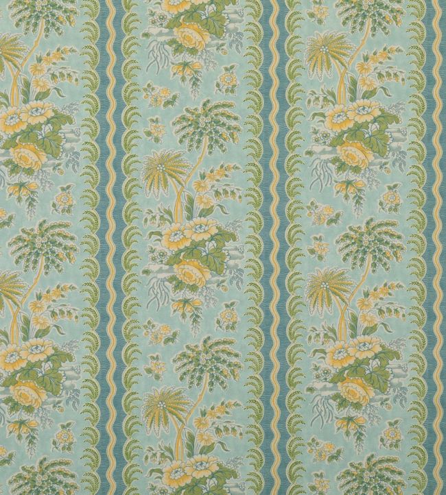 Coromandel Fabric by Marvic Vert/Jaune