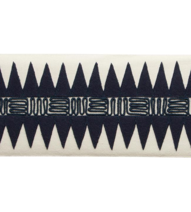 Corrales Applique Border Trimming by Samuel & Sons Midnight