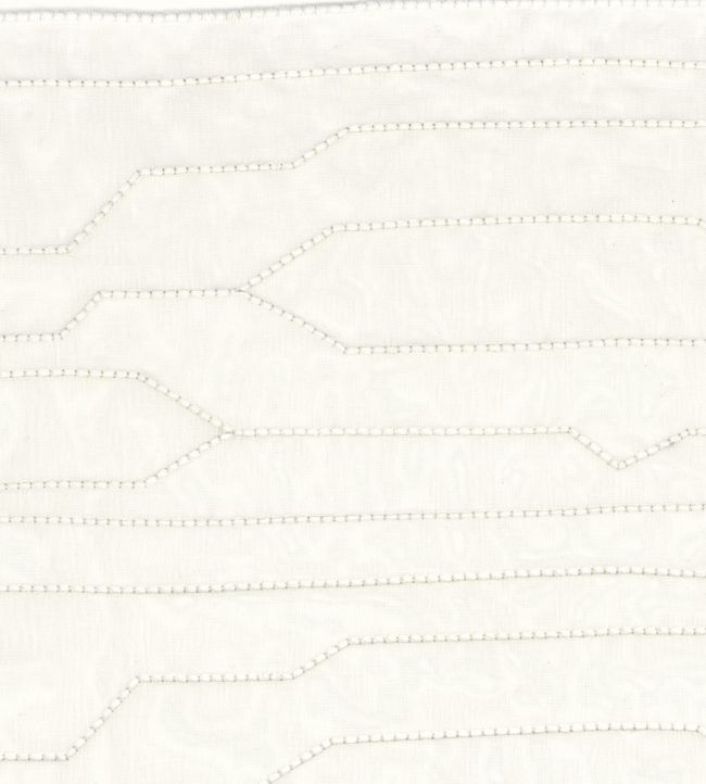 Cortege Fabric by Casamance Blanc
