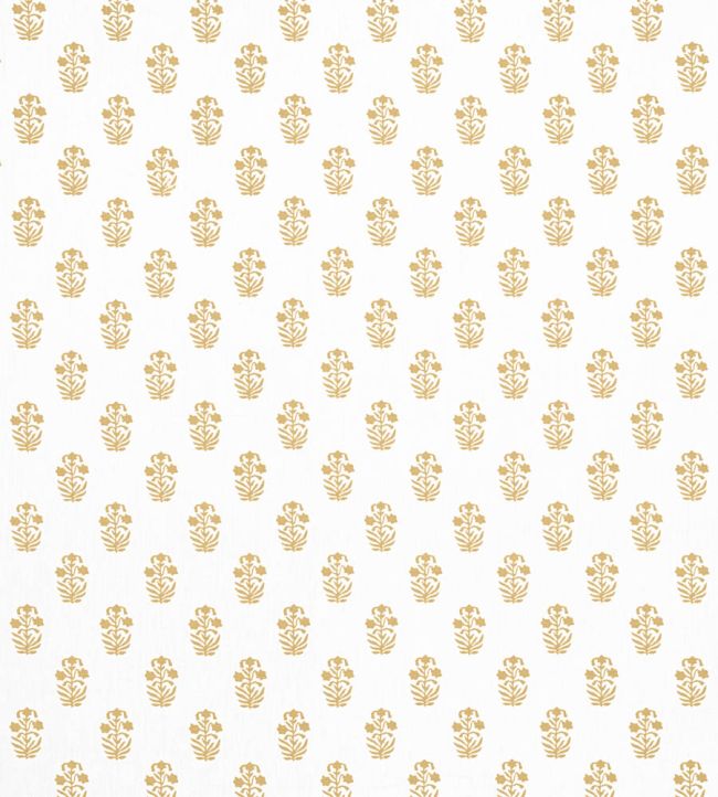 Corwin Fabric by Thibaut Gold on White