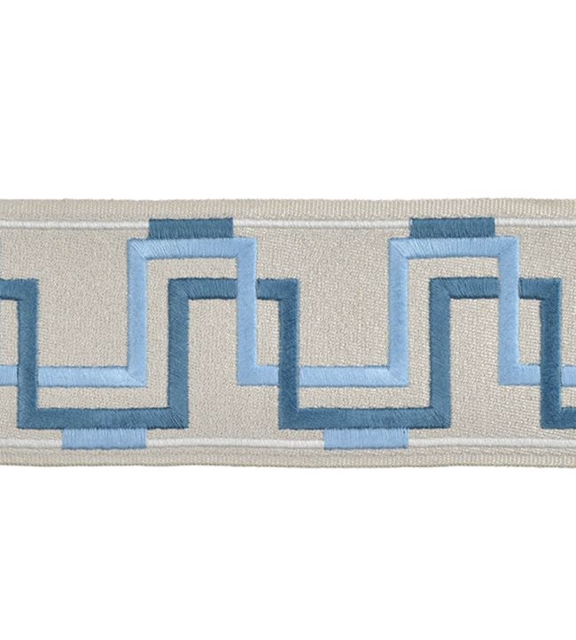 Cosimo Embroidered Braid 66mm Trimming by Houles Nuvola