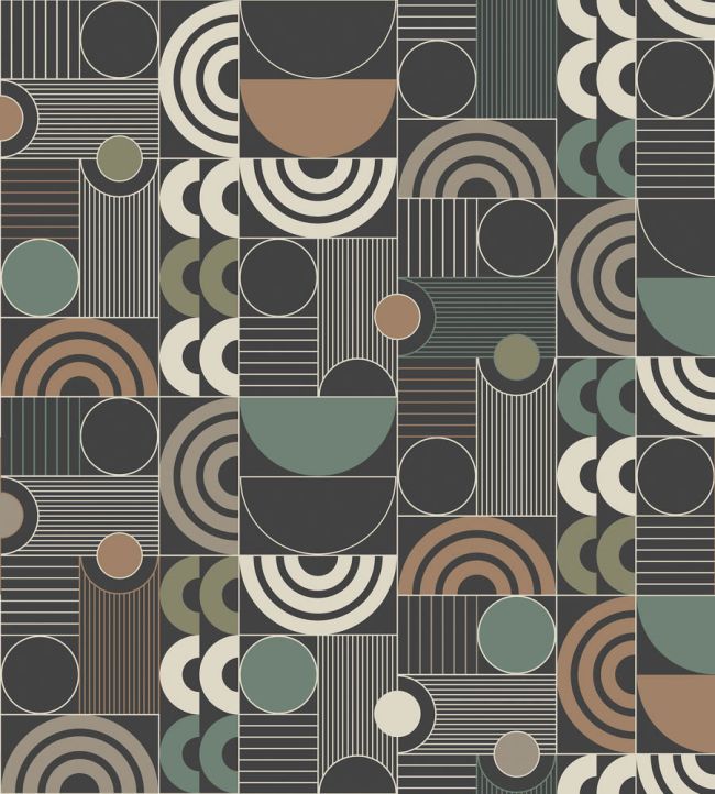 Cosmopolitan Wallpaper by Borastapeter Charcoal