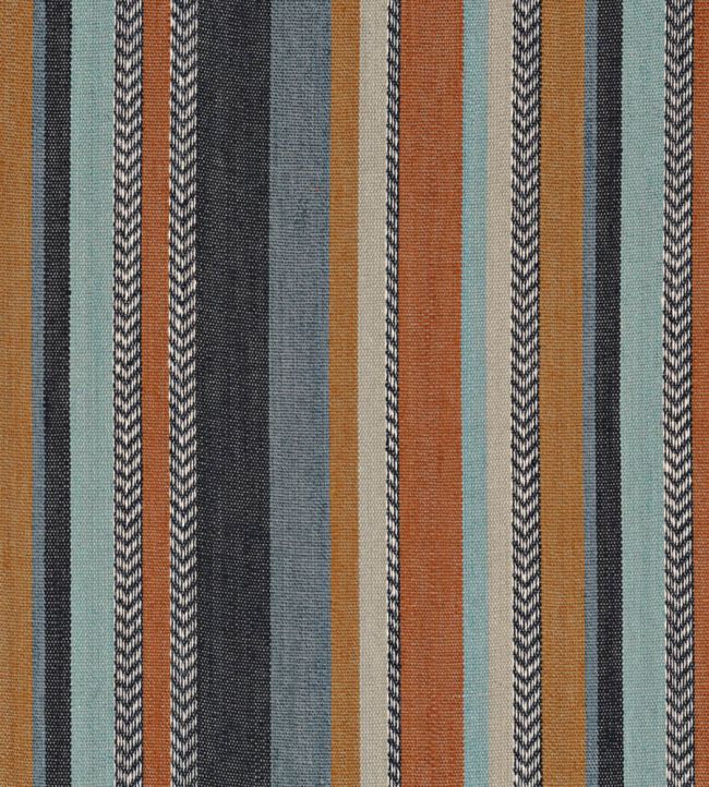 Costa Nova Fabric by Casamance Pierre Bleue Terre de Sienne