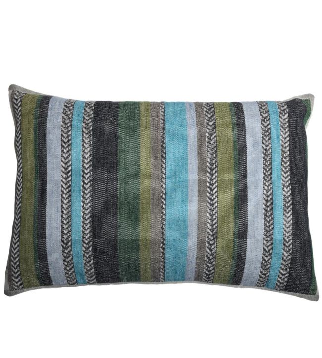 Costa Nova Cushion 40 x 60cm by Maison Casamance Turquoise Emeraude