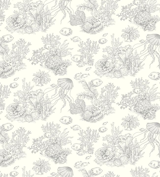 Cote Sauvage Wallpaper by Casadeco Gris Mouette
