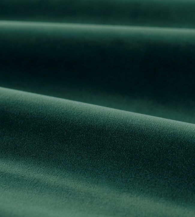 Cotton Velvet Performance Fabric by Zoffany Emerald
