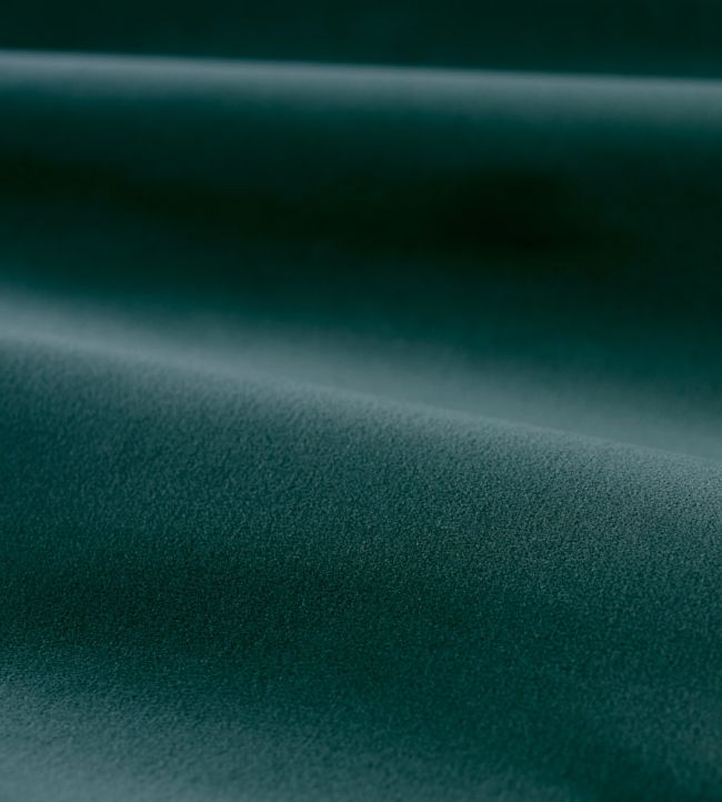 Cotton Velvet Performance Fabric by Zoffany Teal