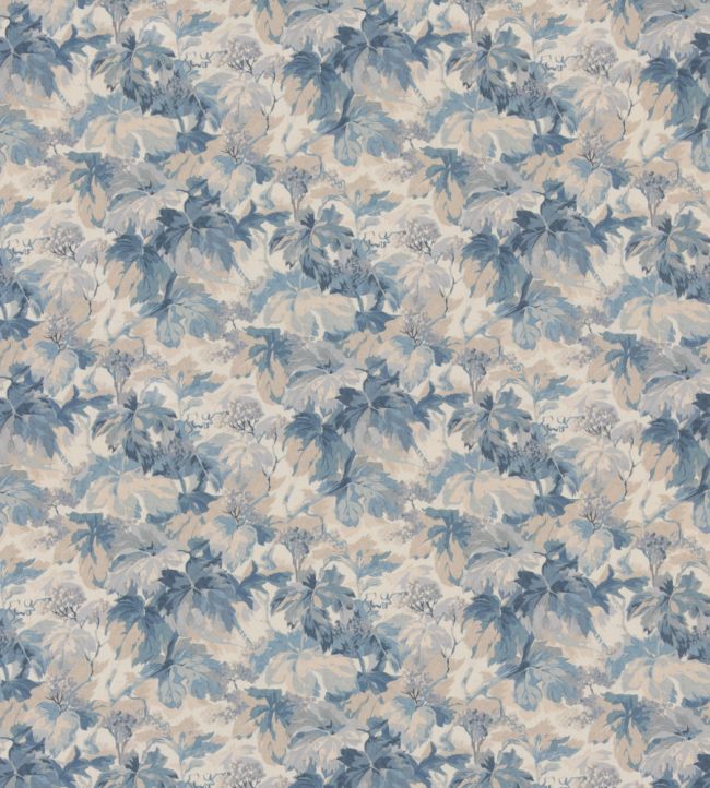 Country Walk Fabric by Mulberry Home Blue