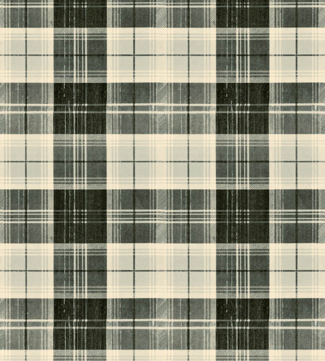 Countryside Plaid Wallpaper by MINDTHEGAP Charcoal