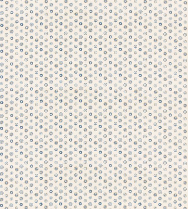 Court Buttons Fabric by GP & J Baker Blue