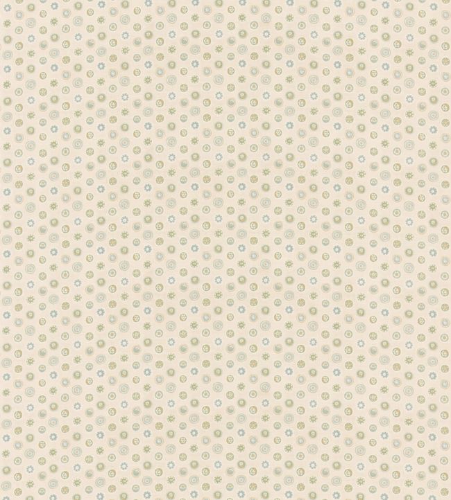 Court Buttons Fabric by GP & J Baker Blue/Green