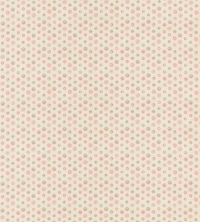 Court Buttons Fabric by GP & J Baker Pink/Green