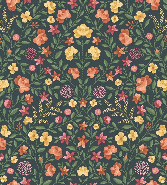 Court Embroidery Wallpaper by Cole & Son Marigold