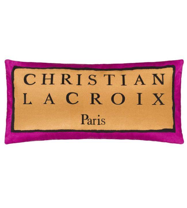 Couture! Cushion 60 x 30cm by Christian Lacroix Rose Torero