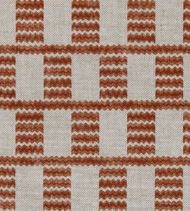 Cove Fabric by Fermoie Rust