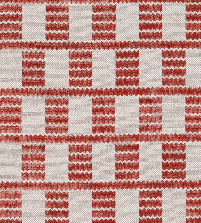 Cove Fabric by Fermoie Red