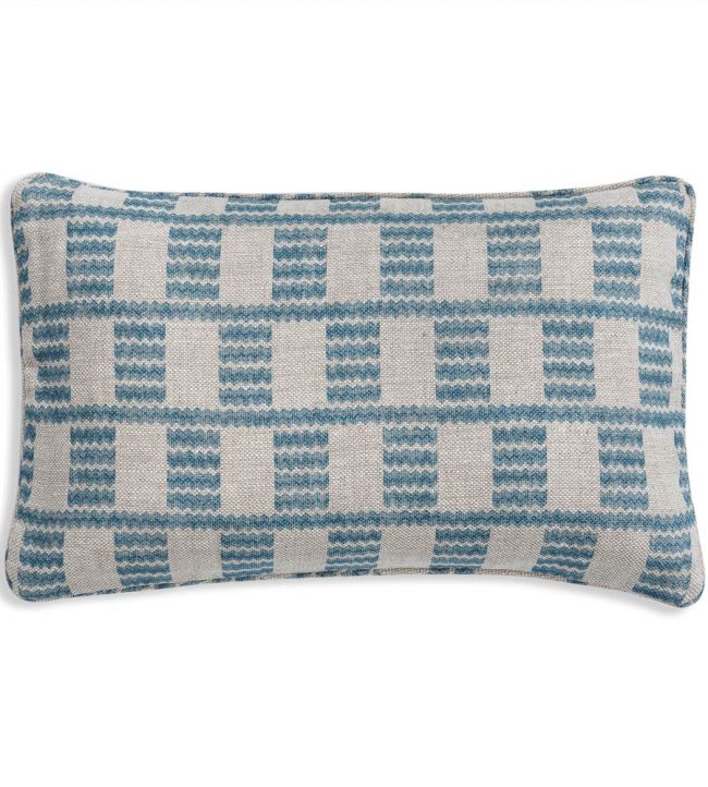 Cove Cushion 43 x 35cm by Fermoie Light Blue