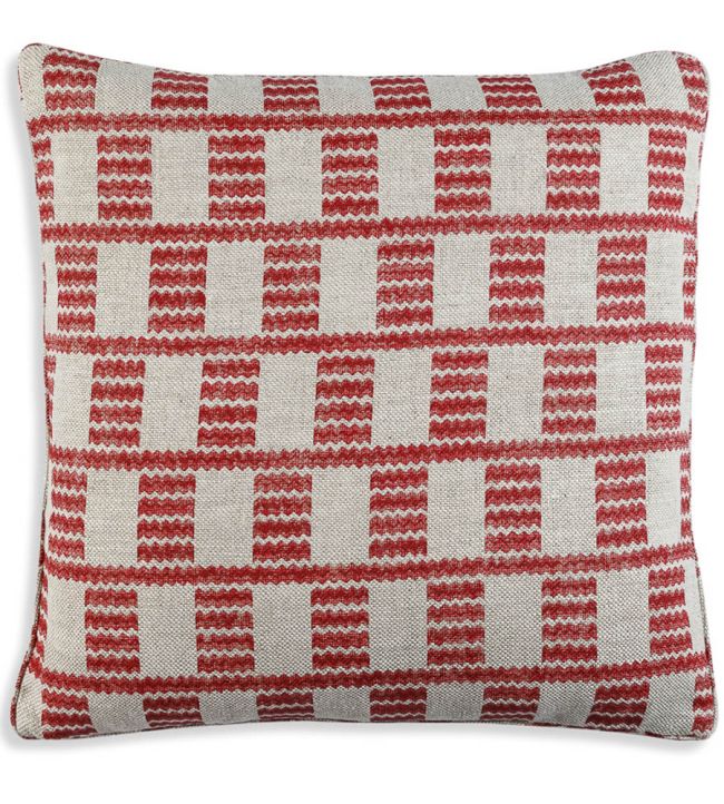 Cove Cushion 43 x 43cm by Fermoie Red
