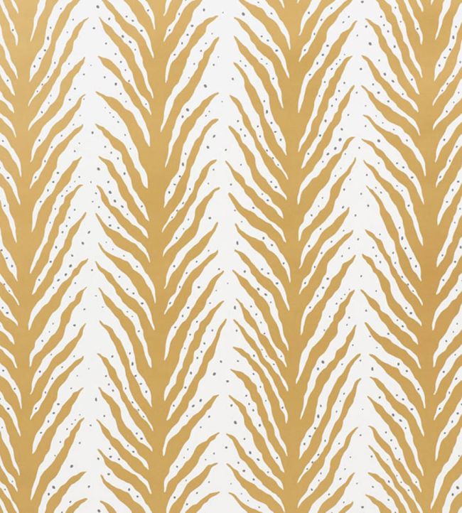 Creeping Fern Wallpaper by Schumacher Gold