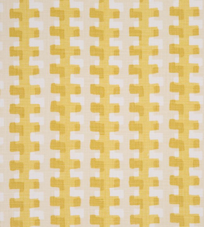Cremaillere Fabric by Christopher Farr Cloth Lemon