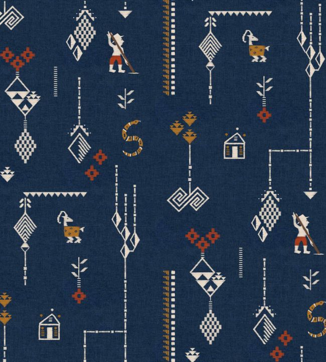 Criollo Wallpaper by Coordonne Indigo