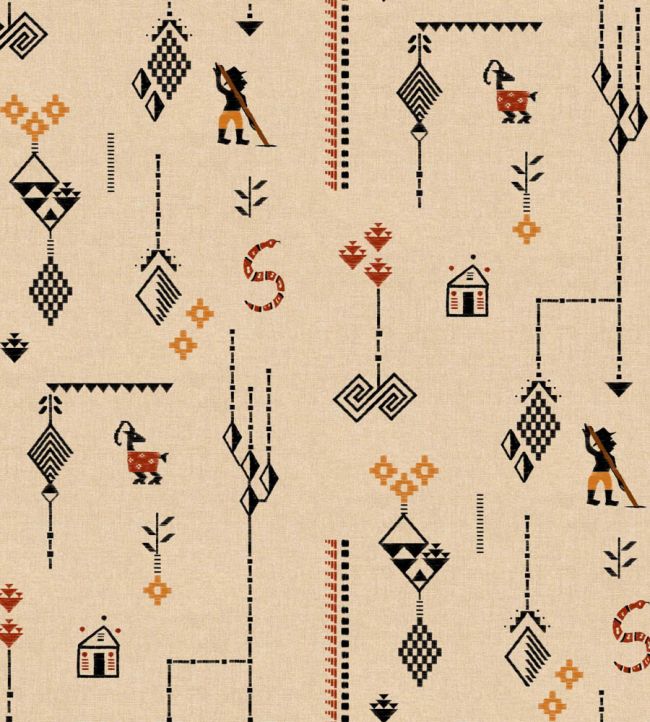Criollo Wallpaper by Coordonne Terracota