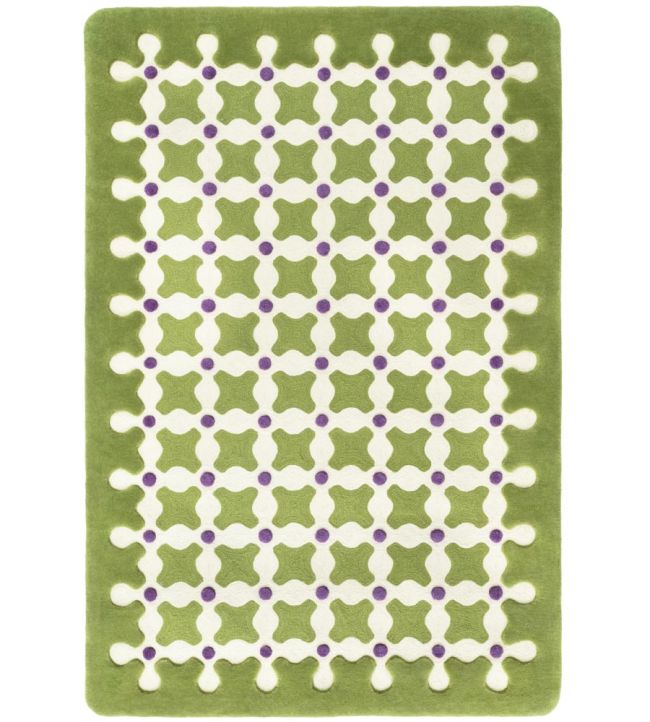 cc-tapis Criss Cross rug Green CRISS -GREEN Green