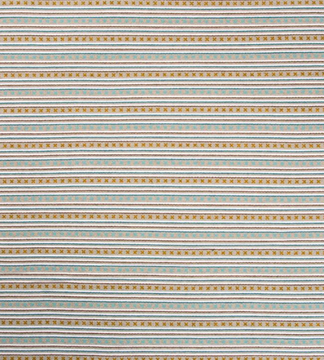 Criss Cross Fabric by Christopher Farr Cloth Aqua