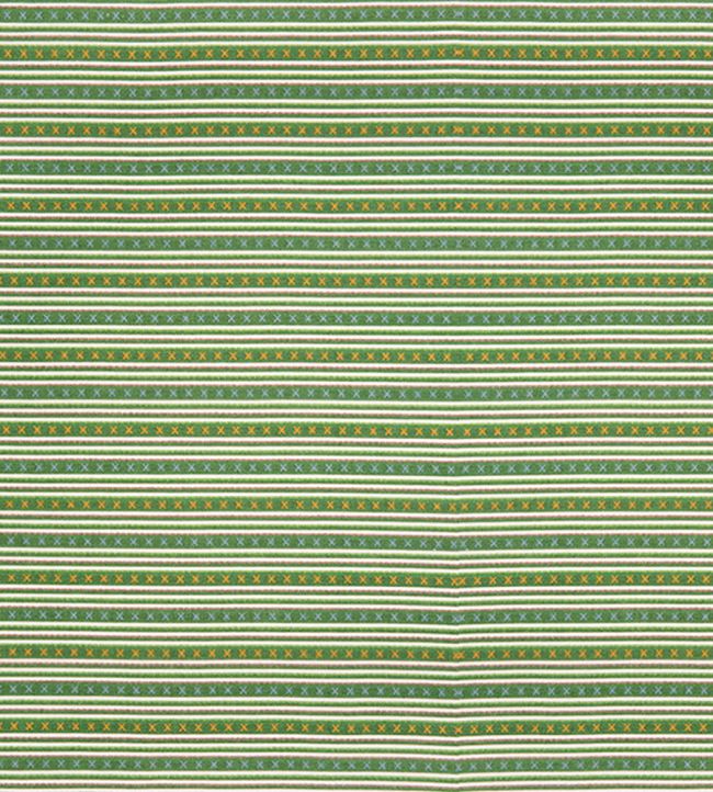 Criss Cross Fabric by Christopher Farr Cloth Green