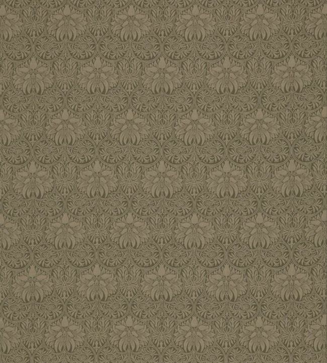 Crown Imperial Fabric by Morris & Co Moss/Biscuit