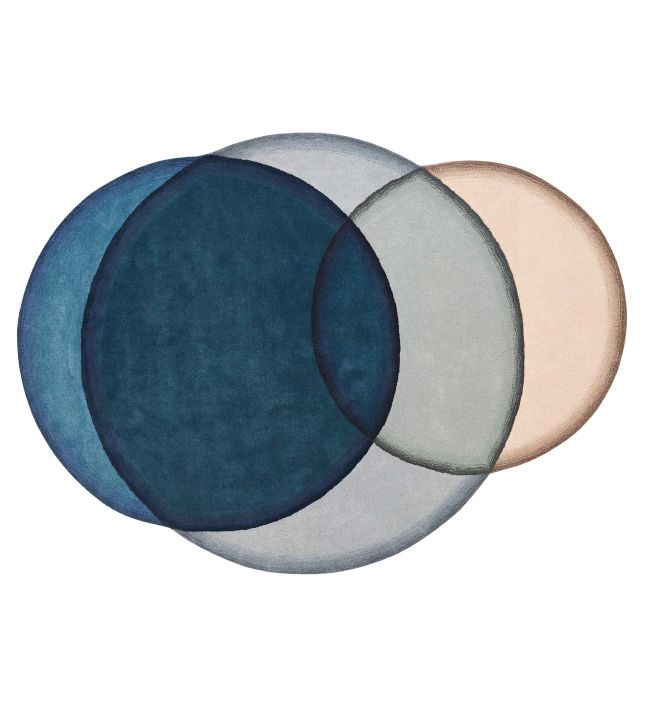 GAN Crystal rug Blue 164389-US Blue
