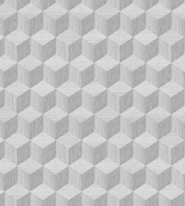 Cube Wallpaper by Borastapeter Space Sand/Grey Feather