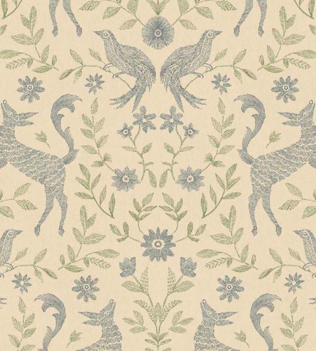 Fable Wallpaper by Eijffinger Blueberry