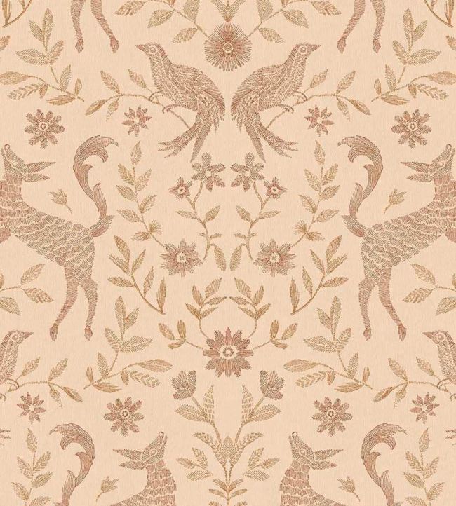 Curious Creatures Wallpaper by Eijffinger Peach