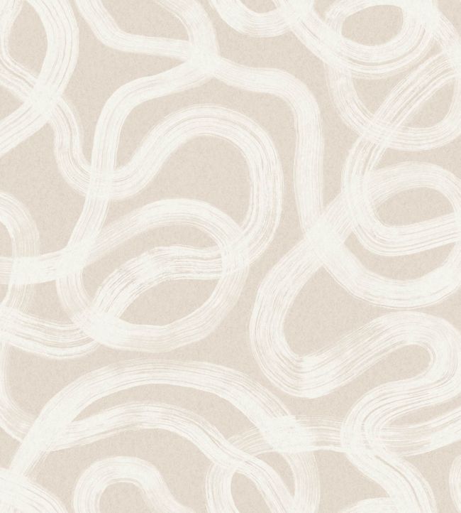 Curve Wallpaper by Borastapeter Almond