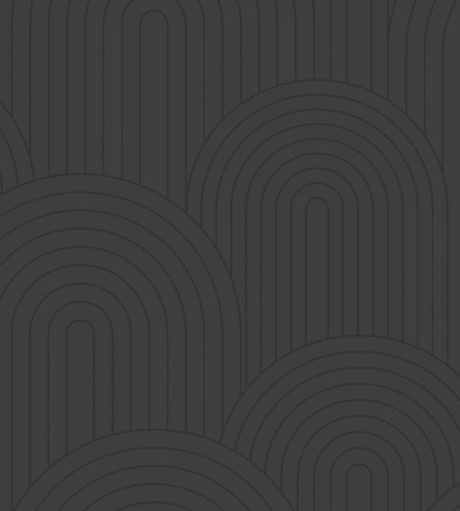 Curved Line Wallpaper by Caselio Noir