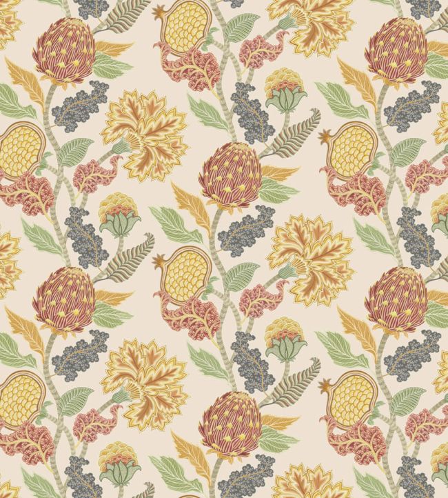 Cynara Fabric by Osborne & Little Terracotta/Ochre
