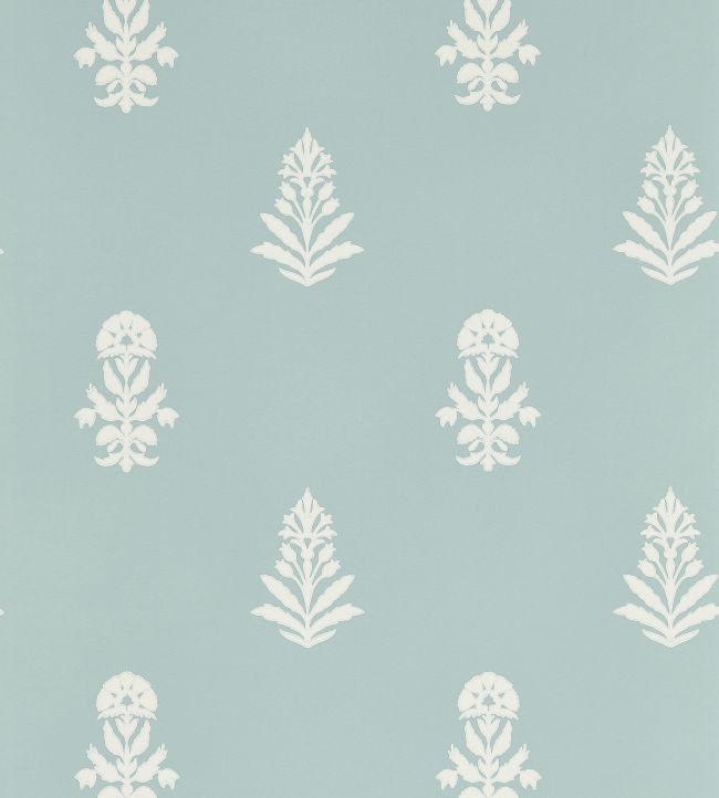Dabu Wallpaper by Sanderson Porcelain