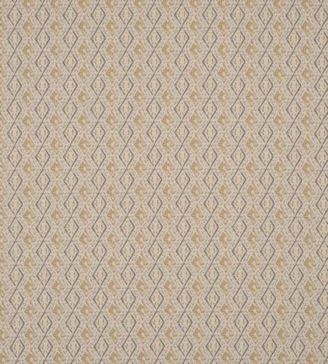 Dacca Fabric by James Hare Grey/Gold