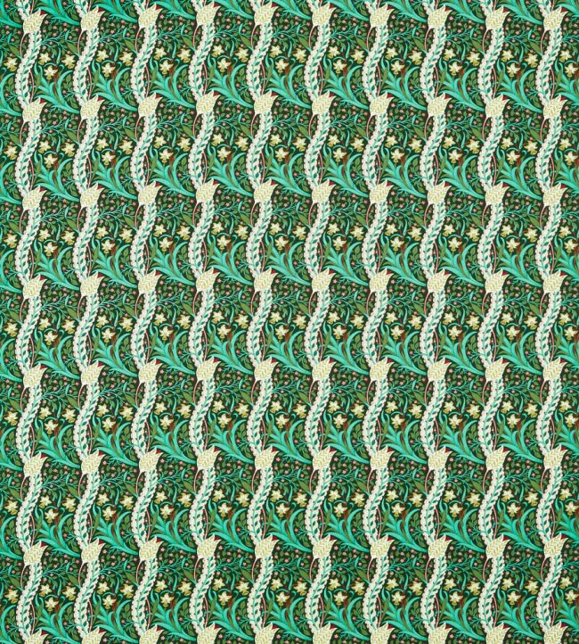 Daffodil Fabric by Morris & Co Dark Olive