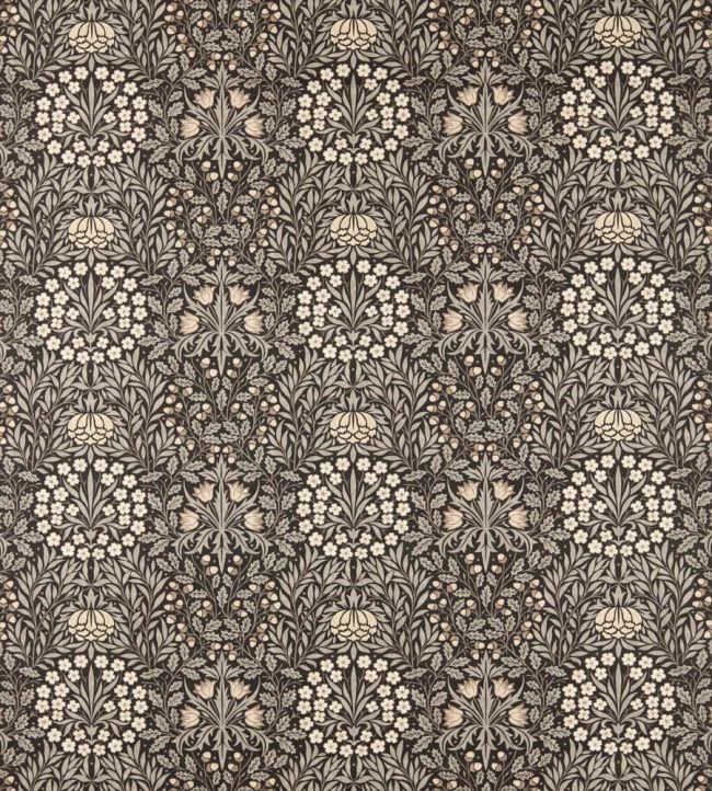 Daisy & Oak Fabric by Morris & Co Ink/Graphite