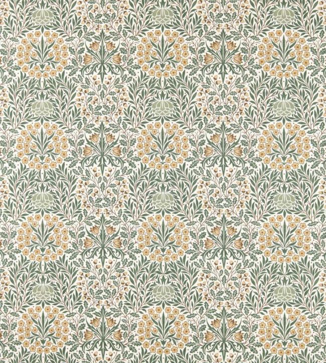 Daisy & Oak Fabric by Morris & Co Thyme/Weld