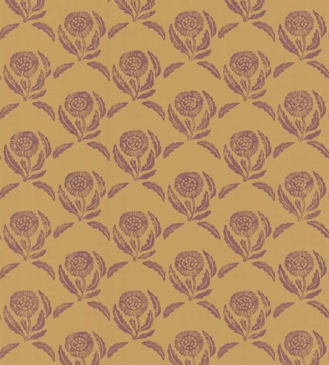 Daisy Wallpaper by Langelid Von Bromssen Ochre